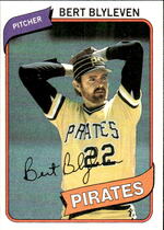 1980 Topps Base Set #457 Bert Blyleven
