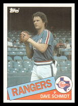 1985 Topps Base Set #313 Dave Schmidt