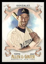 2021 Topps Allen & Ginter #21 Luis Gonzalez