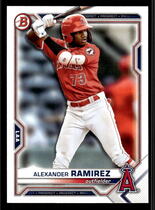 2021 Bowman Draft #BD-110 Alexander Ramirez