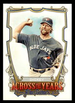 2013 Topps Allen and Ginter Across the Years #ATY-RAD R.A. Dickey