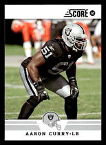 2012 Score Base Set #100 Aaron Curry