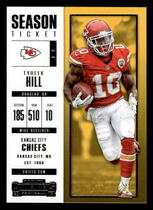 2017 Panini Contenders #67 Tyreek Hill