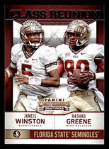 2015 Panini Contenders Draft Picks Class Reunion #21 Rashad Greene|Jameis Winston