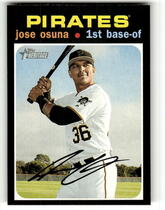 2020 Topps Heritage #234 Jose Osuna