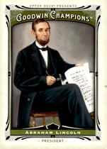 2013 Upper Deck Goodwin Champions #108 Abraham Lincoln
