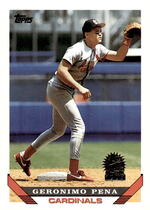 1993 Topps Base Set #312 Geronimo Pena