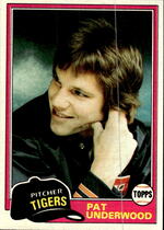 1981 Topps Base Set #373 Pat Underwood