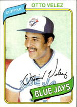 1980 Topps Base Set #703 Otto Velez