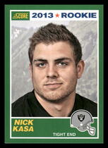 2013 Score Base Set #411 Nick Kasa