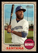2017 Topps Heritage High Number #587 Domingo Santana