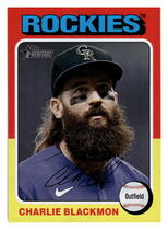 2024 Topps Heritage #167 Charlie Blackmon