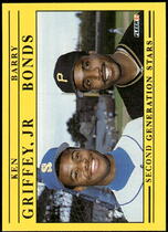 1991 Fleer Base Set #710 Barry Bonds|Ken Griffey Jr
