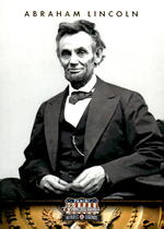 2012 Panini Americana Heroes and Legends #16 Abraham Lincoln