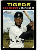 2020 Topps Heritage #388 Niko Goodrum