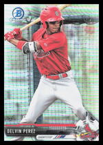 2017 Bowman Chrome Draft Refractor #BDC-147 Delvin Perez