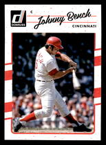 2017 Donruss Base Set #182 Johnny Bench