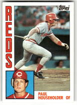 1984 Topps Base Set #214 Paul Householder