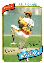 1980 Topps Base Set #50 J.R. Richard