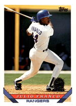 1993 Topps Base Set #670 Julio Franco