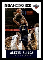 2015 Panini NBA Hoops #85 Alexis Ajinca