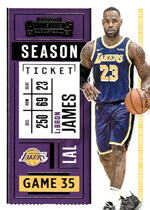 2020 Panini Contenders #81 Lebron James