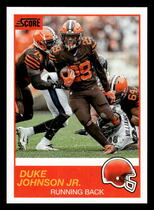 2019 Score Base Set #105 Duke Johnson Jr.