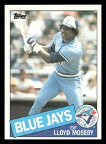 1985 Topps Base Set #545 Lloyd Moseby