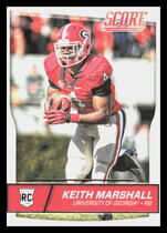 2016 Score Base Set #422 Keith Marshall