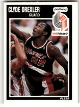 1989 Fleer Base Set #128 Clyde Drexler