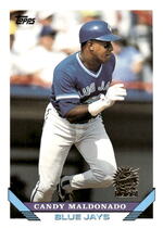 1993 Topps Base Set #213 Candy Maldonado