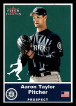 2002 Fleer Tradition Update #U82 Aaron Taylor