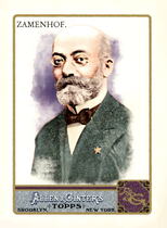 2011 Topps Allen and Ginter #107 L.L. Zamenhof
