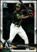 2018 Bowman Chrome Draft #BDC-160 Jameson Hannah