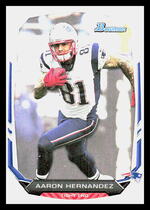 2013 Bowman Base Set #49 Aaron Hernandez