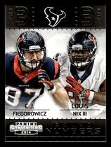 2014 Panini Contenders Round Numbers #6 Fiedorowicz|Louis Nix
