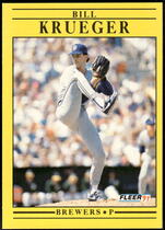1991 Fleer Base Set #588 Bill Krueger