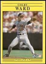 1991 Fleer Base Set #382 Colby Ward
