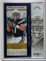 2013 Panini Contenders Playoff Ticket #27 Philip Rivers
