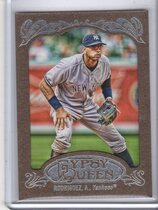 2012 Topps Gypsy Queen Framed Gold #68 Alex Rodriguez
