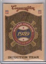 2012 Panini Cooperstown HOF Classes Induction Year #2 Walter Johnson