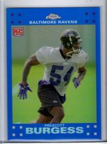 2007 Topps Chrome Blue Refractors #TC247 Prescott Burgess