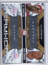 2009 Donruss Elite Teamwork Combos Gold #12 Al Thornton|Eric Gordon