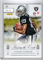 2015 Donruss Passing the Torch #4 Amari Cooper|Tim Brown