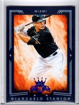 2015 Panini Diamond Kings Framed Blue #58 Giancarlo Stanton