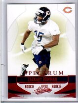 2008 Playoff Absolute Mem. Spectrum Red #250 Zackary Bowman