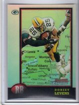1998 Bowman Chrome Interstate Refractors #60 Dorsey Levens