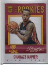 2014 Panini Prestige Mystery Rookies #35 Shabazz Napier