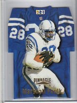 1996 Pinnacle Die Cut Jerseys #2 Marshall Faulk