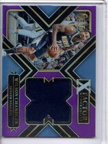 2017 Panini Select X-Factor Memorabilia Purple Prizms #16 Wilson Chandler
